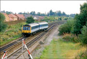 Regional Railways 117211 at Bentley Heath.