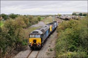 57312 + 2 EMR PCs leaving Long Marston.